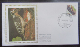 FDC Zijde 2349 'Buzin: Kleine Bonte Specht' - 1991-2000