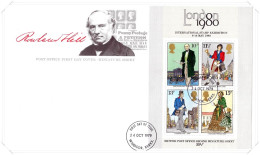 1979 Rowland Hill MS Unaddressed FDC Tt - 1971-1980 Decimal Issues