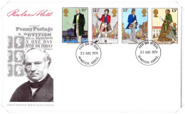 1979 Rowland Hill Unaddressed FDC Tt - 1971-1980 Dezimalausgaben