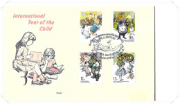 1979 Year Of The Child (2) Unaddressed FDC Tt - 1971-1980 Em. Décimales