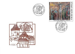 FDC 1151 - 2 Czech Republic Czech Gothic  Murals 2022 - Ongebruikt