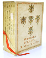 Testamentos De Los Reyes De La Casa De Austria. 5 Tomos - Geschiedenis & Kunst