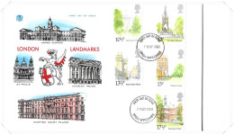 1980 London Landmarks Unaddressed FDC Tt - 1971-1980 Decimal Issues