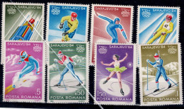 ROMANIA 1984 WINTER OLYMPIC GAMES SARAJEVO MI No 4003-10 MNH VF!! - Ungebraucht