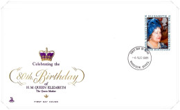 1980 Queen Mother Unaddressed FDC Tt - 1971-1980 Em. Décimales