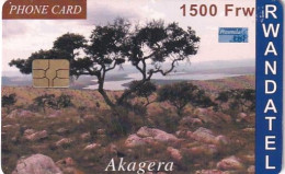 RWANDA - Akagera, First Chip Issue 1500 Frw, Used - Rwanda