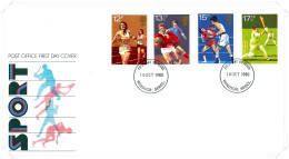 1980 Sports Unaddressed FDC Tt - 1971-1980 Dezimalausgaben