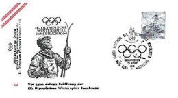 Austria & FDC IX Olympische Winterspiele Innsbruck 1974 (68768) - FDC