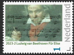 Nederland 2023-2 Ludwig Van Beethoven Für Elise   Postfris/mnh/sans Charniere - Ungebraucht