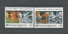 United Nations V. 1987 Against Drugs Y.T. 71/72 ** - Unused Stamps
