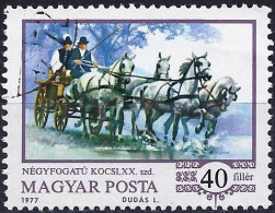 Hungary 1977 - Mi 3178A - YT 2543  ( Horsedrawn ) - Stage-Coaches