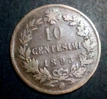 ITALY 10 CENTESIMI, 1893 BI, UMBERTO I, Agouz - 1878-1900 : Umberto I