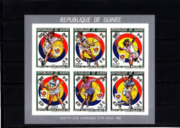 Olympics 1988 - Tennis - SPACE - GUINEA -Sheet Imperf. MNH - Sommer 1988: Seoul