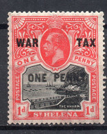 ST. HELENA/1916/MNH/SC#MR1/THE WARF / KING GEORGE V / ROYALTY / WAR TAX / SURCHARGED - St. Helena