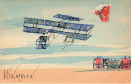 Stamps * CPA à Système De Collage De Timbres ! * Aviateur WINMALEN , Aviation Avion , Henri Wynmalen Enri Wijnmalen - Francobolli (rappresentazioni)
