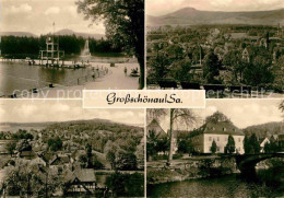 72643490 Grossschoenau Sachsen Waldstrandbad Hutbergblick Heimat Und Damast Muse - Grossschoenau (Sachsen)