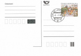 CDV 60 A Czech Republic Nova Praha/New Prague 5.40 Kc 2001 Hologram - Cartes Postales