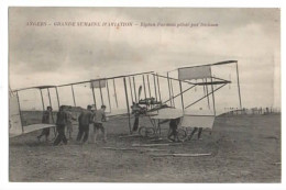 ANGERS - Grande Semaine D'Aviation - Biplan FARMAN Piloté Par DICKSON - (2 JUILLET 1910) - - Reuniones