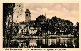 72641932 Bad Klosterlausnitz Schwanenteich Mit Gasthof Drei Schwaene Bad Kloster - Bad Klosterlausnitz