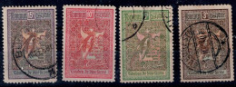 ROMANIA 1906 WELFARE MI No 173-6 USED VF!! - Used Stamps