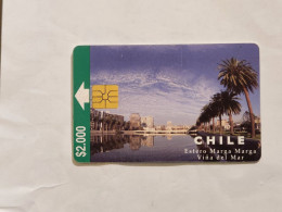 Chile-(CL-CTC-38A)-estero Marga1-(200)-($2.000)-(?)-(11/1997)-(look Outside)-used Card+1card Prepiad Free - Cile