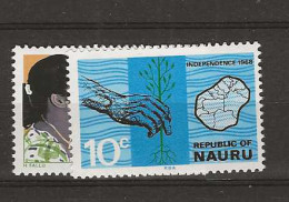 1968 MNH Nauru Mi 83-84 Postfris** - Nauru