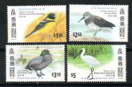 China Chine : (6) 1997 Hong Kong - Oiseaux Migrateurs SG884/7** - Autres & Non Classés