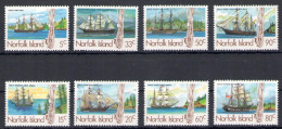 1985 Norfolk Island, Navi - N. 352/55+356/59 - 8 Valori - MNH** - Navi Polari E Rompighiaccio