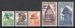 1960 Papua New Guinea - Stanley Gibbons N. D1-D6 - Francobolli Di Servizio - 5 Valori - MNH** - Andere & Zonder Classificatie
