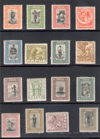 1932-40 Papua - Stanley Gibbons N. 130-145 - Serie Completa 16 Valori - MH* - Altri & Non Classificati