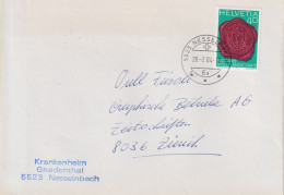 Motiv Brief  "Krankenheim Gnadenthal, Nesselnbach"       1984 - Cartas & Documentos