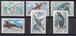 1976 Taaf , Fauna - Yvert N. 55/60 - 6 Valori - MNH** - Sonstige & Ohne Zuordnung