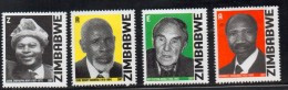 2007 Zimbabwe National Heroes Revolution  Complete Set Of 4 MNH - Zimbabwe (1980-...)