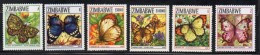 2007 Zimbabwe Butterflies Complete Set Of 6  MNH - Zimbabwe (1980-...)