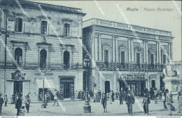 Bt1 Cartolina Maglie Piazza Municipio Provincia Di Lecce Puglia - Lecce