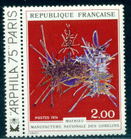 1974 G Mathieu Gobelin Tapestry,Nicolas Fouquet,Textile Industry,France,1894,MNH - Textiles