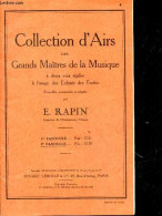 Collection D'airs Des Grands Maitres De La Musique A Deux Voix Egales A L'usage Des Enfants Des Ecoles - 2eme Fascicule - Musica