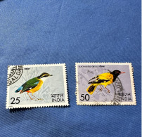 India 1975 Michel 625-26 Vögel - Oblitérés