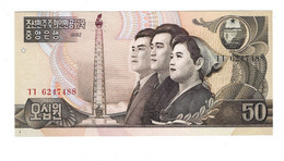 North Korea 50 Won  1992  42  Unc - Korea, Noord