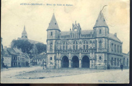 Auxi Le Chateau Lhotel De Ville Et Eglise - Auxi Le Chateau