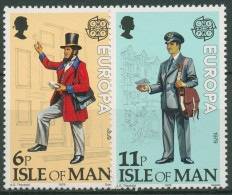 Isle Of Man 1979 Europa CEPT Post-/Fernmeldewesen Postboten 142/43 Postfrisch - Man (Eiland)