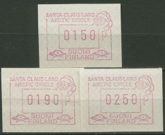 Finnland ATM 1989 SANTA CLAUS LAND, Satz ATM 6 C S 1 Postfrisch - Automatenmarken [ATM]