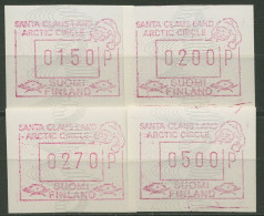 Finnland ATM 1990 SANTA CLAUS LAND ARCTIC CIRCLE, Satz ATM 9 S2 Postfrisch - Viñetas De Franqueo [ATM]