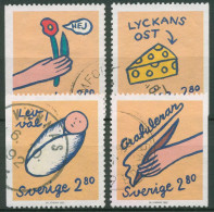Schweden 1992 Grußmarken 1726/29 Gestempelt - Used Stamps