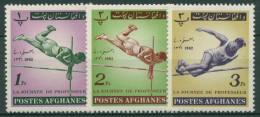 Afghanistan 1962 Tag Des Lehrers Sport 722/24 Postfrisch - Afghanistan