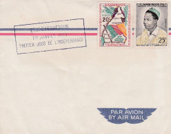 CAMEROUN --Enveloppe Souvenir --ETAT Du CAMEROUN--1er JANVIER 1960--PREMIER JOUR DE L'INDEPENDANCE - Kamerun (1960-...)