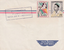 CAMEROUN --Enveloppe Souvenir --ETAT Du CAMEROUN--1er JANVIER 1960--PREMIER JOUR DE L'INDEPENDANCE - Cameroun (1960-...)