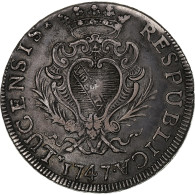 République De Lucques, Scudo, 1747, Lucques, Argent, TB+ - Lucca