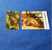 India 1975 Michel 633-34 Michelangelo Buonarroti - Used Stamps