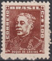 1954 Brasilien * Mi:BR 855XI, Sn:BR 795, Yt:BR 583, Duke Of Caxias - Unused Stamps